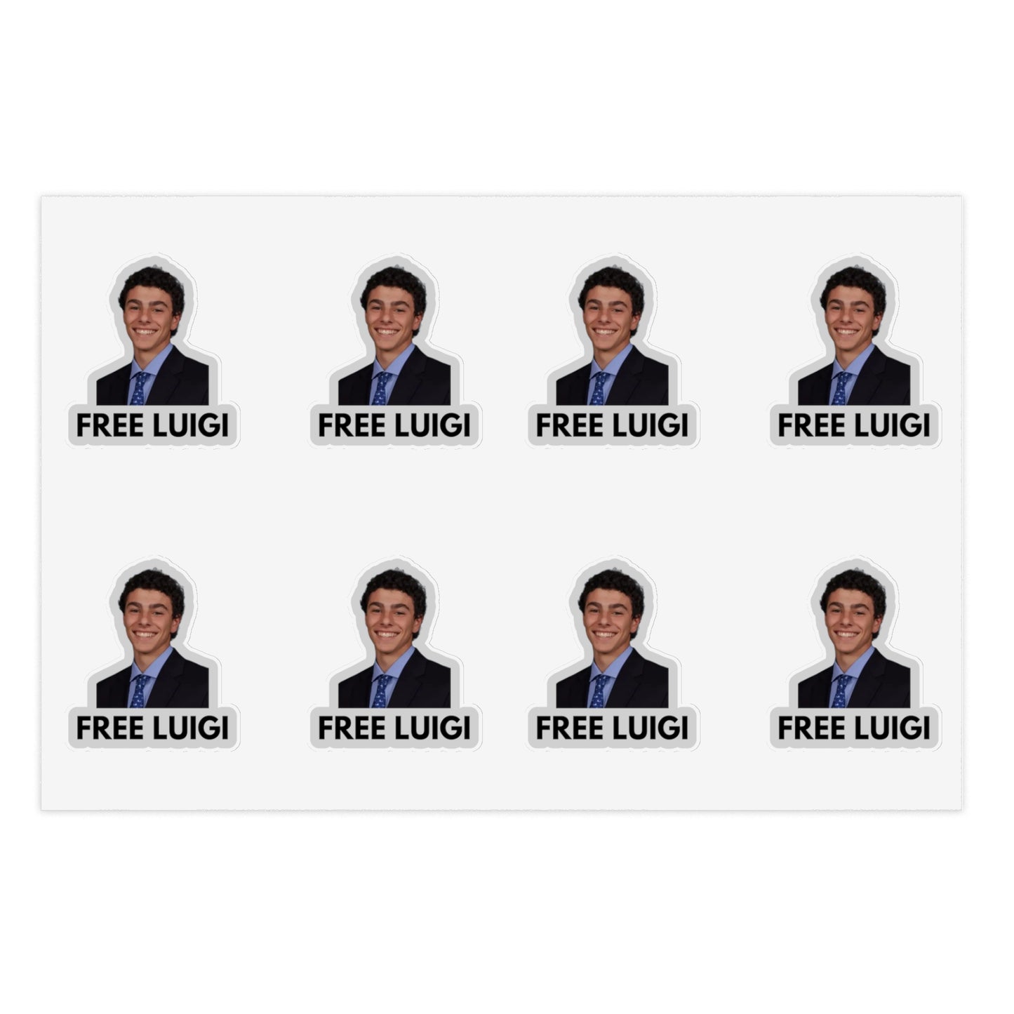 Free Luigi Mangione Sticker -Large Sheets