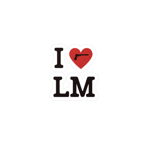 I love LM sticker