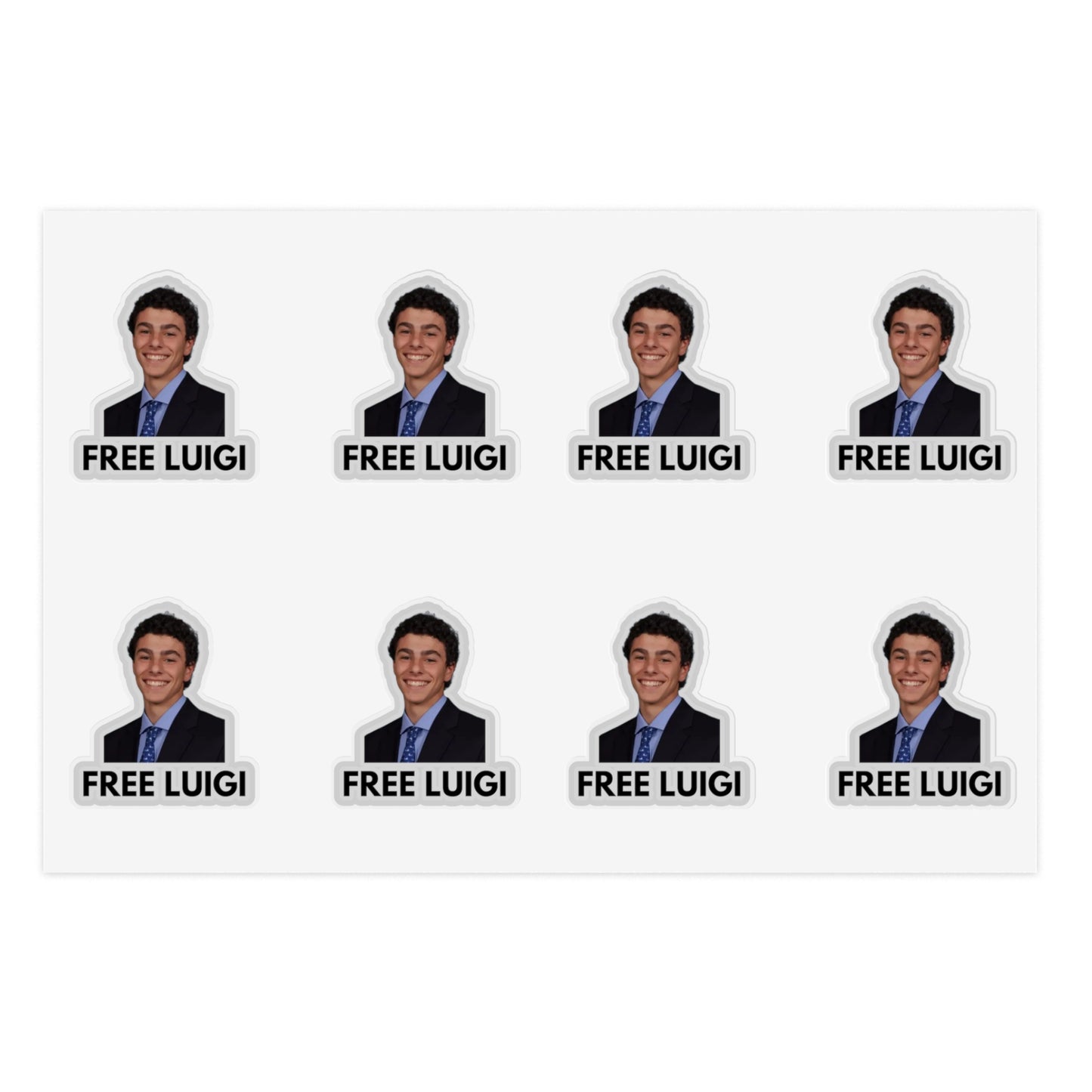 Free Luigi Mangione Sticker -Large Sheets