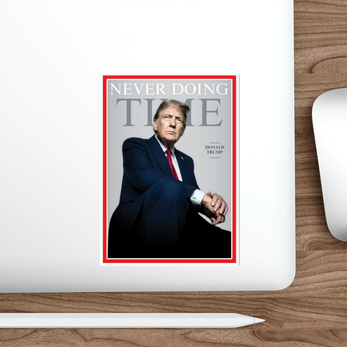 Trump Time Magazine Person of year parody Large sticker