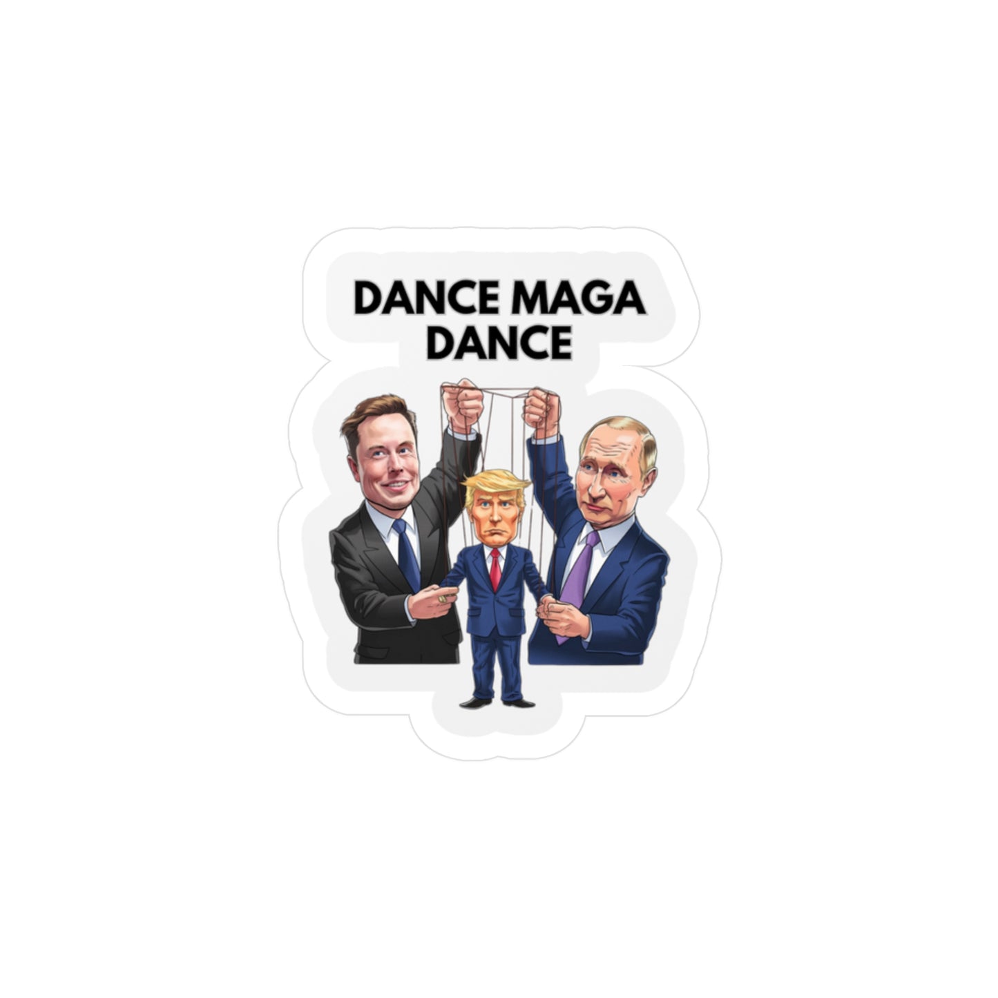 Trump "Dance MAGA, Dance" 2 sticker