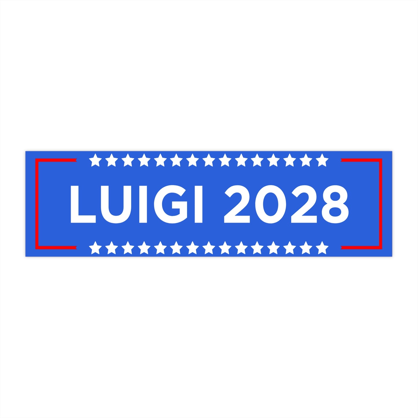 Luigi Mangione 2028 #freeLuigi Bumper sticker