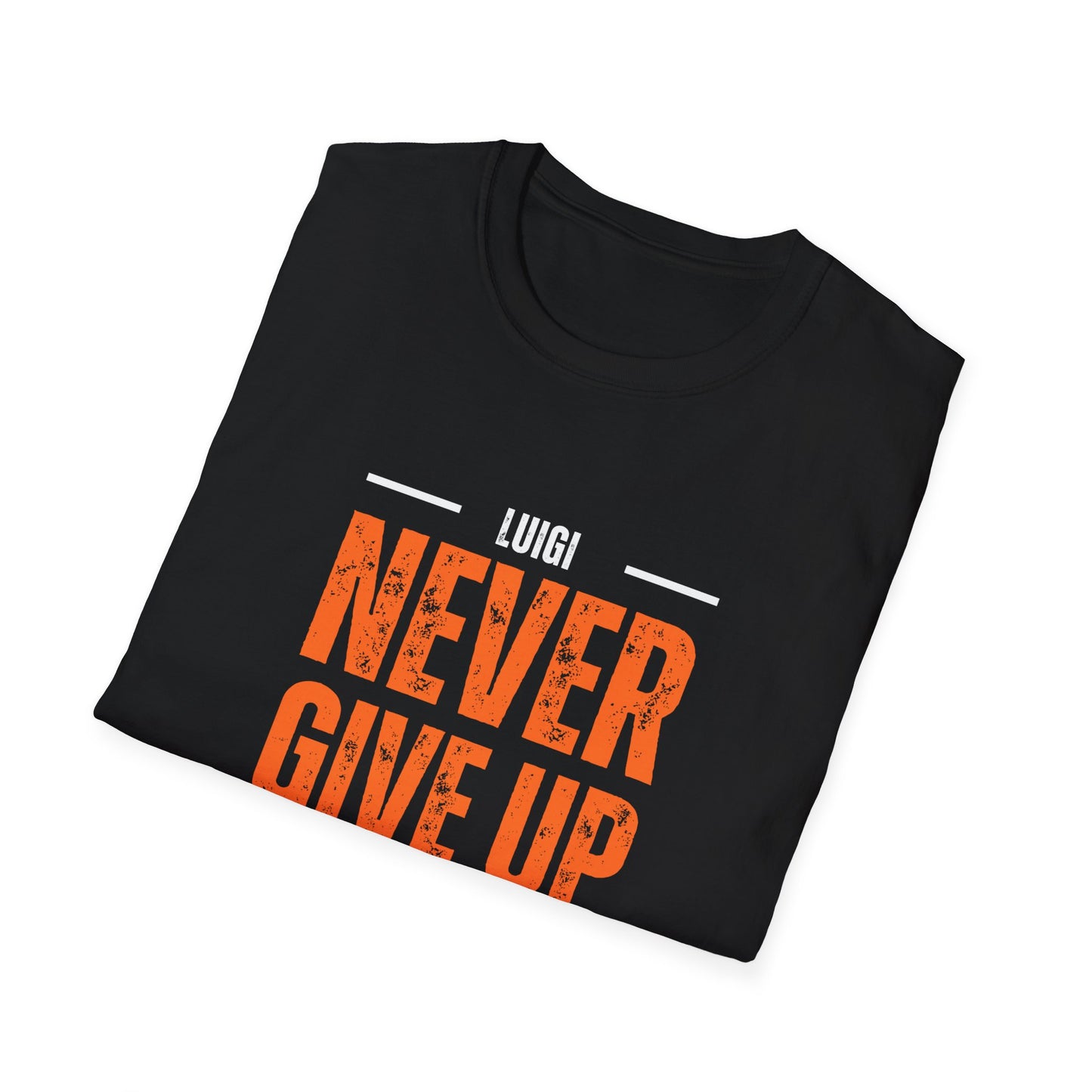 Luigi Mangione "Never give up" t-shirt Dark