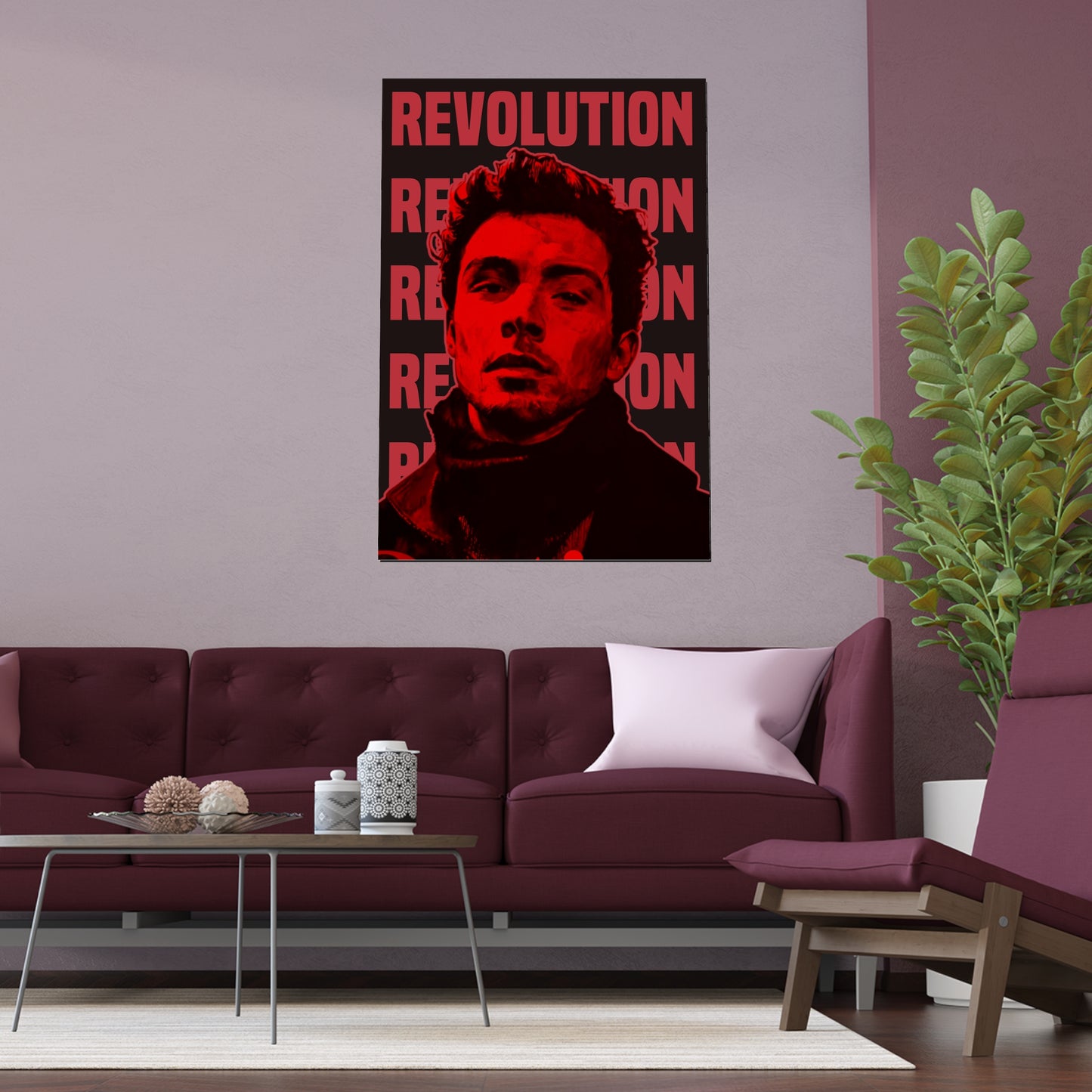 Luigi Mangione - Revolution poster