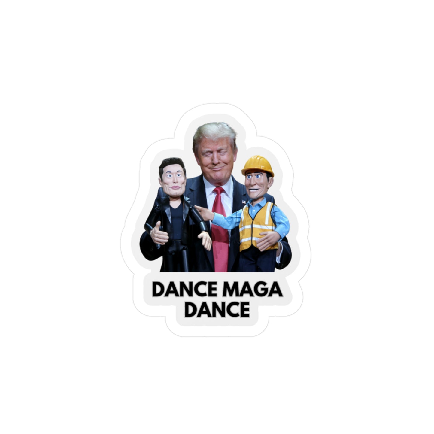 Trump "Dance MAGA, Dance" sticker